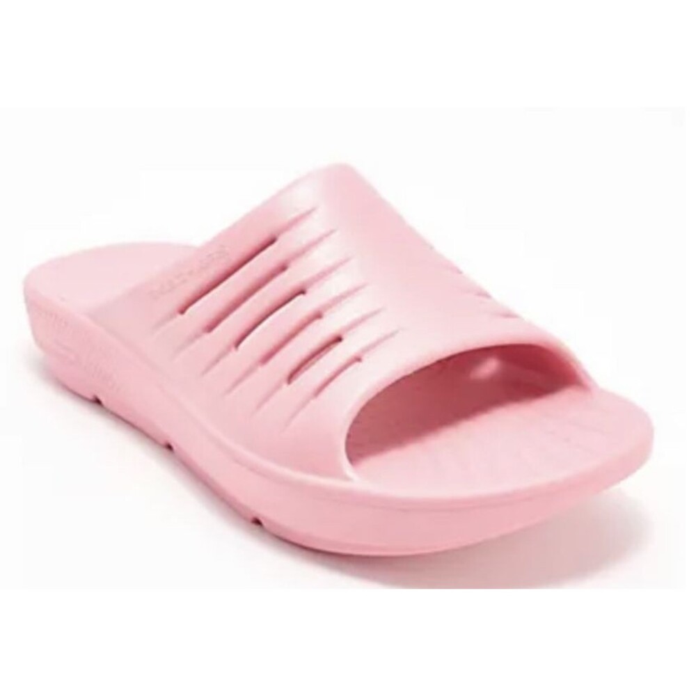 Skechers Women's Go Recover Refresh Glam Up Slide Sandal Rose 🌹 Sz 8